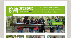 Desktop Screenshot of outdoorpark.de